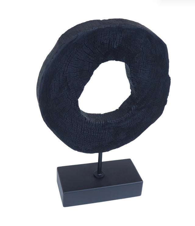 Mango Wood Sculpture On stand - Small