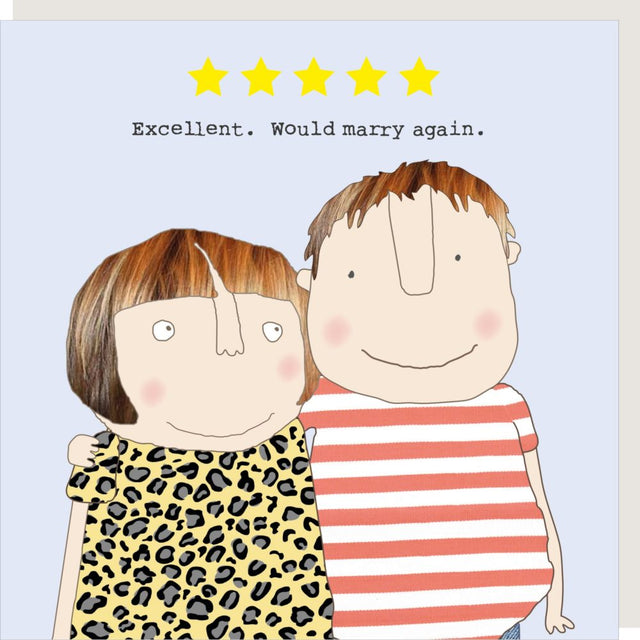 Five Star Love Anniversary Card