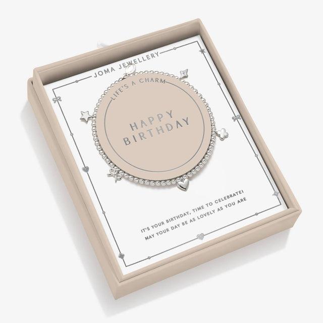 Joma Lifes a Charm Happy Birthday Bracelet