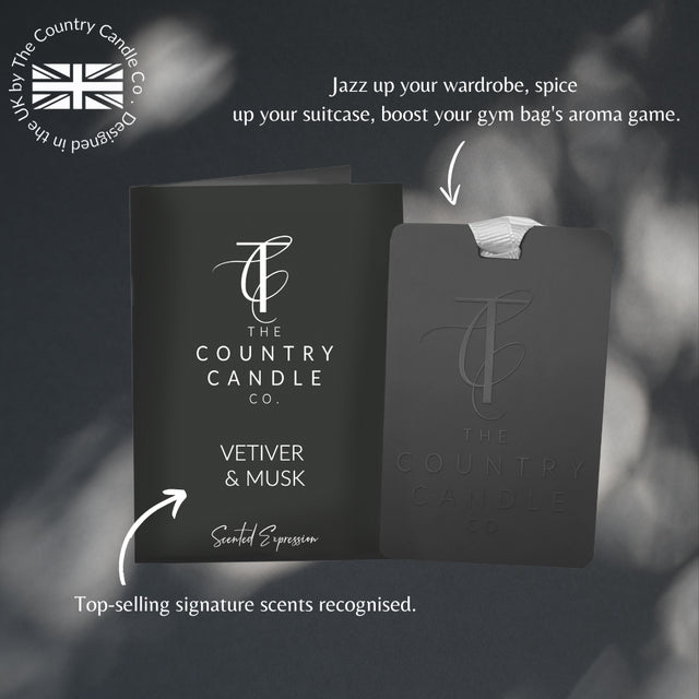 Vetiver & Musk Luxury Fragrance Card