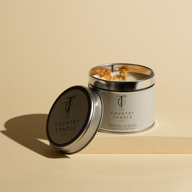 Neroli & Basil Tin Candle