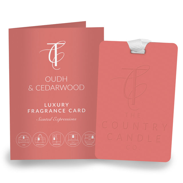 Oudh & Cedarwood Luxury Fragrance Card