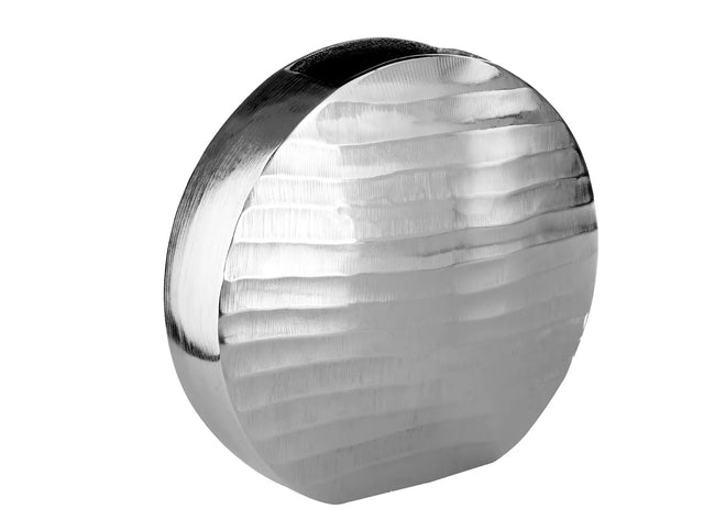 Silver Ripple Vase - Large