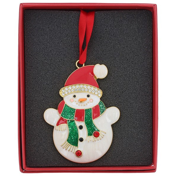 Xmas Treasures Snowman Scarf