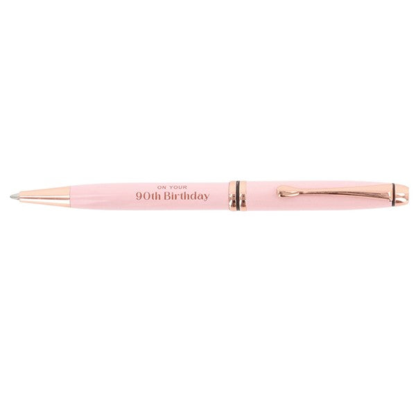 Ladies Pink 90th Birthday Pen