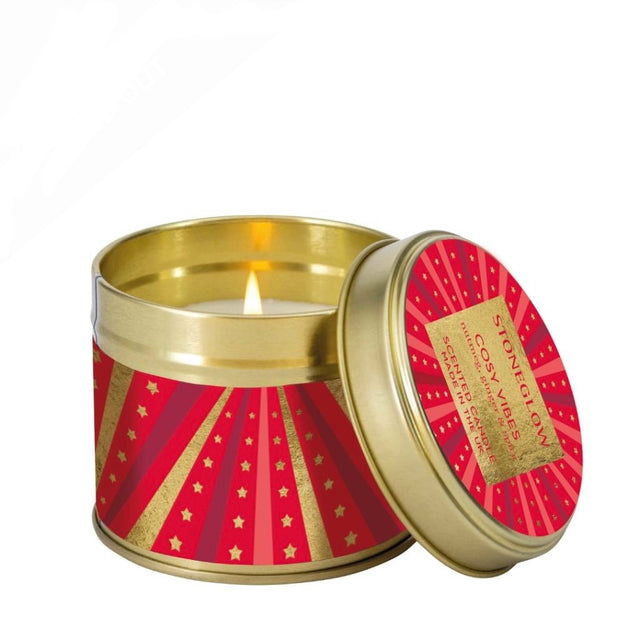 Stoneglow Cosy Vibes - Nutmeg, Ginger & Spice Tin Candle