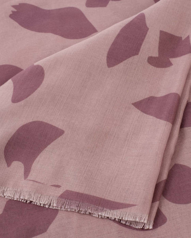 Katie Loxton Printed Scarf - Large Leopard - Light Pink/Dust