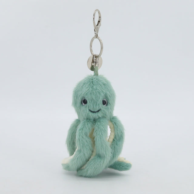 Octopus Green Keyring