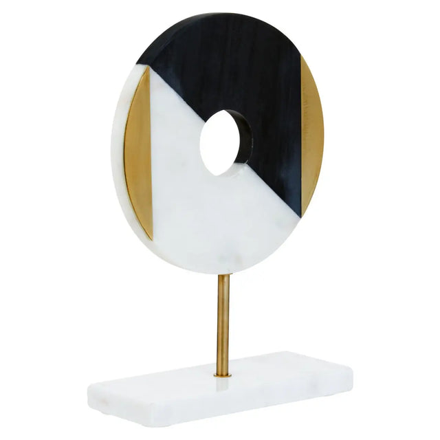 Omari Marble Disc Sculpture