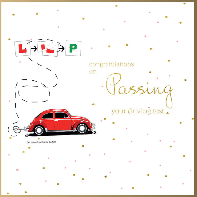 Rush Passing Driving Test Card