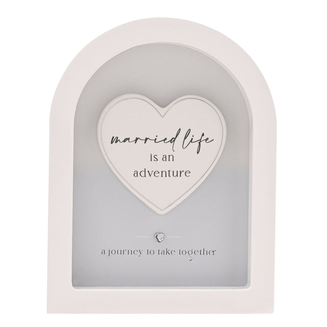 Arch Plaque 18cm - Married