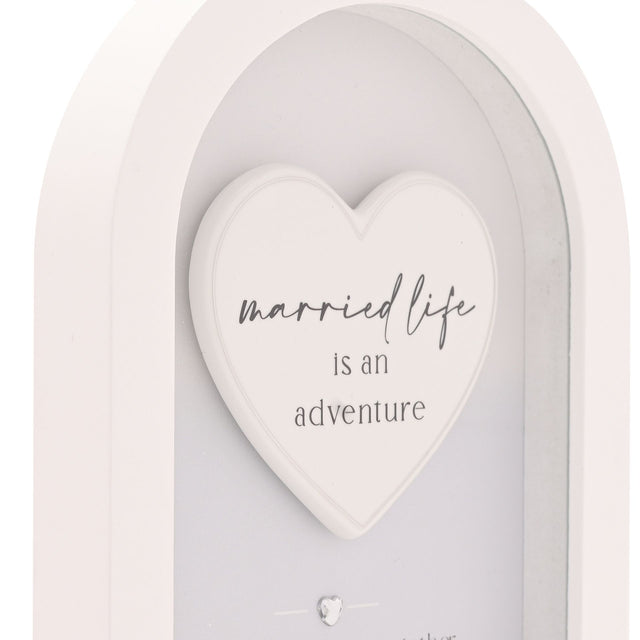 Arch Plaque 18cm - Married