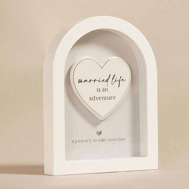 Arch Plaque 18cm - Married