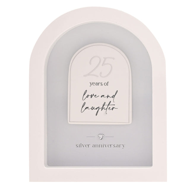 Arch Plaque 18cm - 25 Years