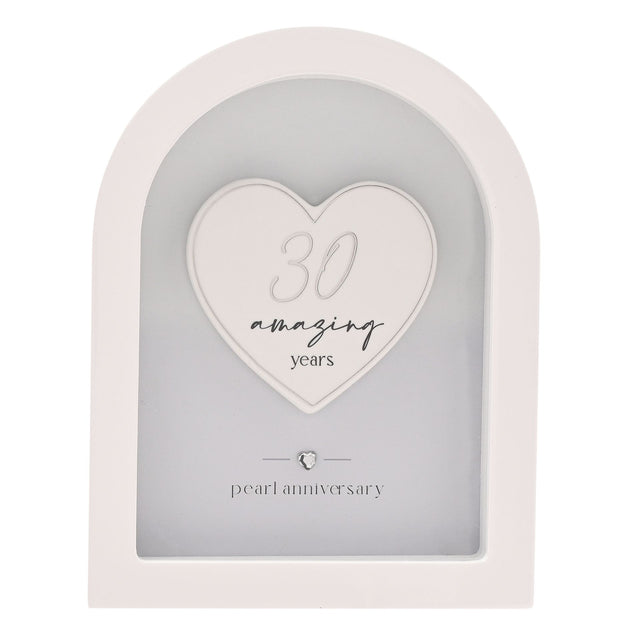 Arch Plaque 18cm - 30 Years