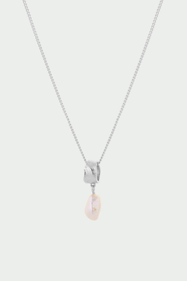 Tutti Freshwater Pearl Necklace Silver