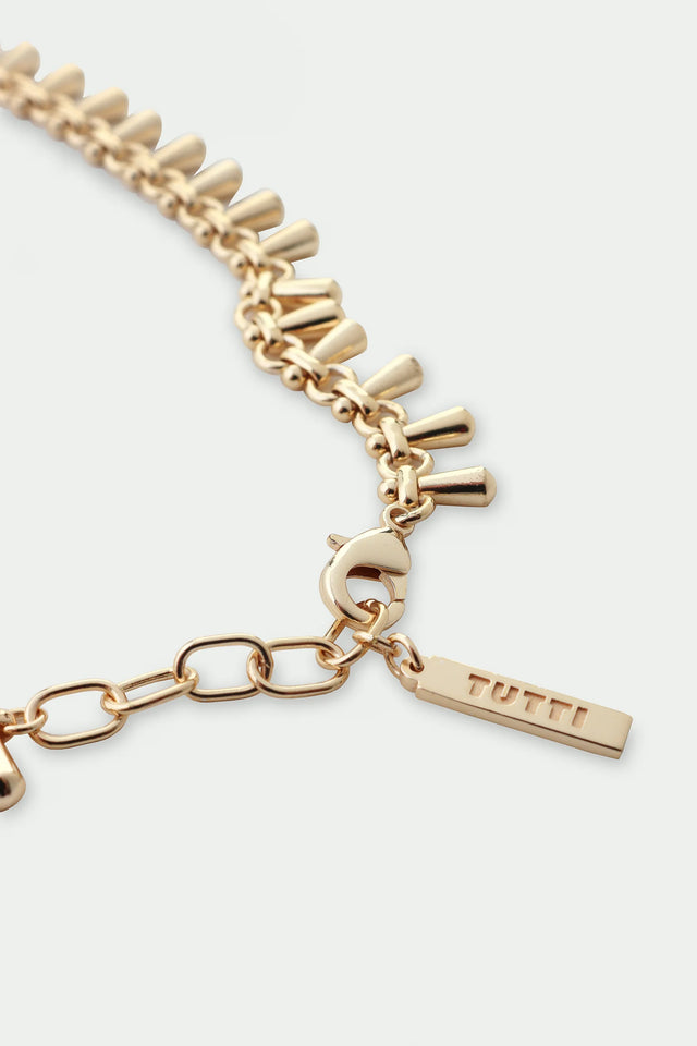 Tutti Dewdrop Necklace Gold