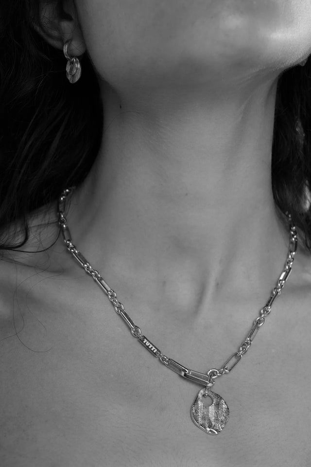 Tutti Baia Lariat Necklace Silver