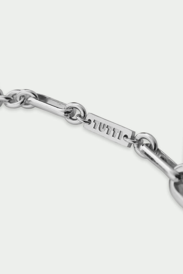 Tutti Baia Lariat Necklace Silver