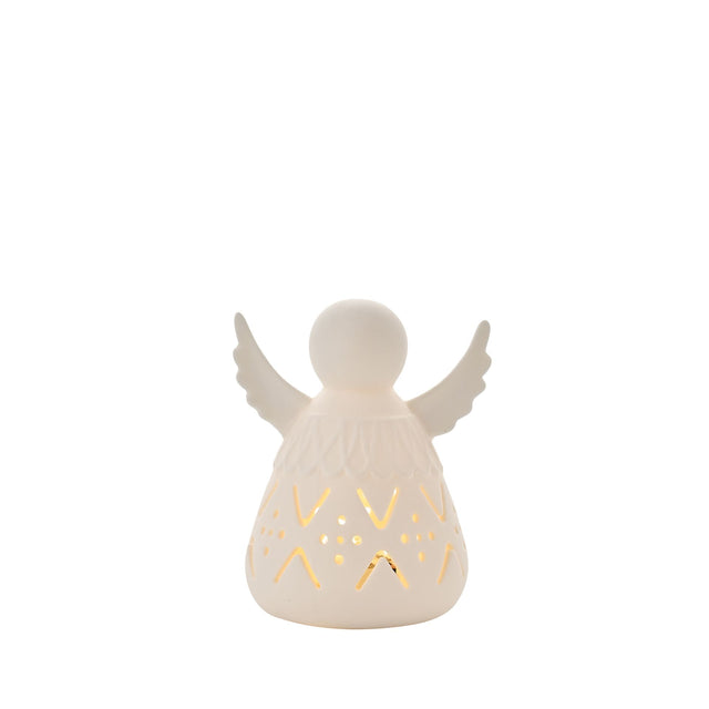 Ceramic Light up LED Angel - Small