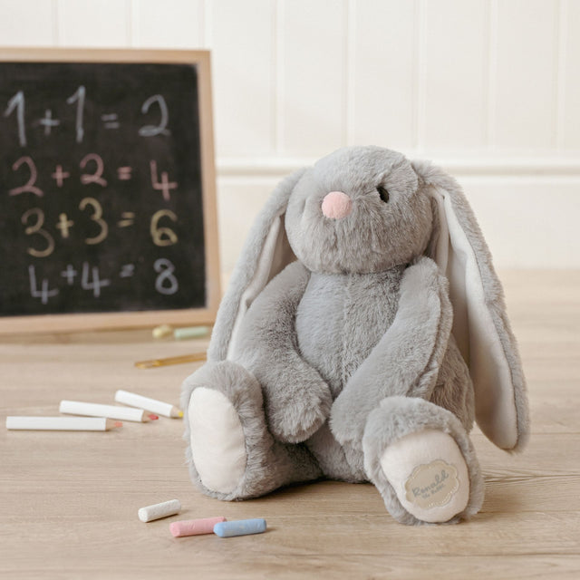 Ronald The Classical Plush Grey Bunny - 30cm