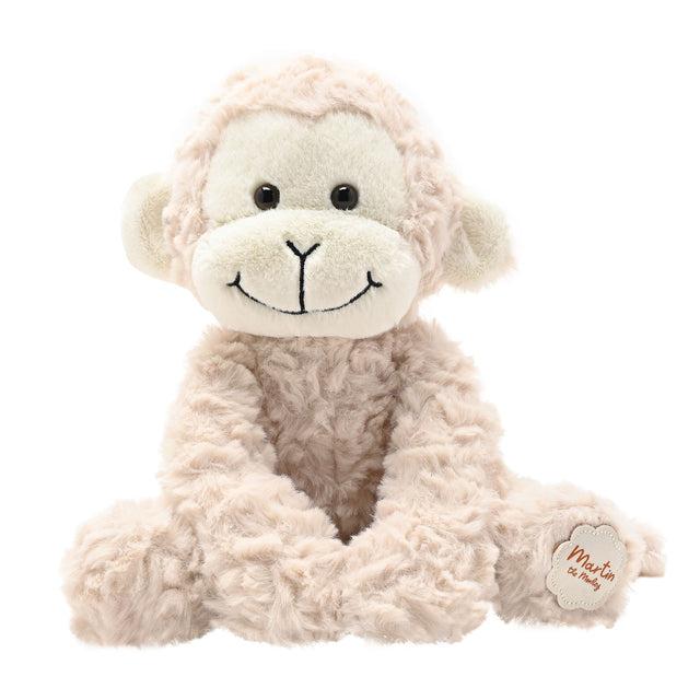 Martin The Plush Sitting Light Brown Monkey - 22cm