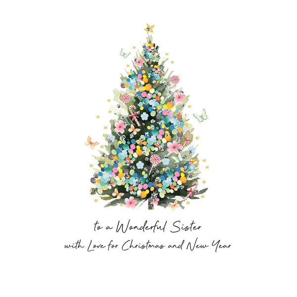 Wonderful Sister Christmas Card