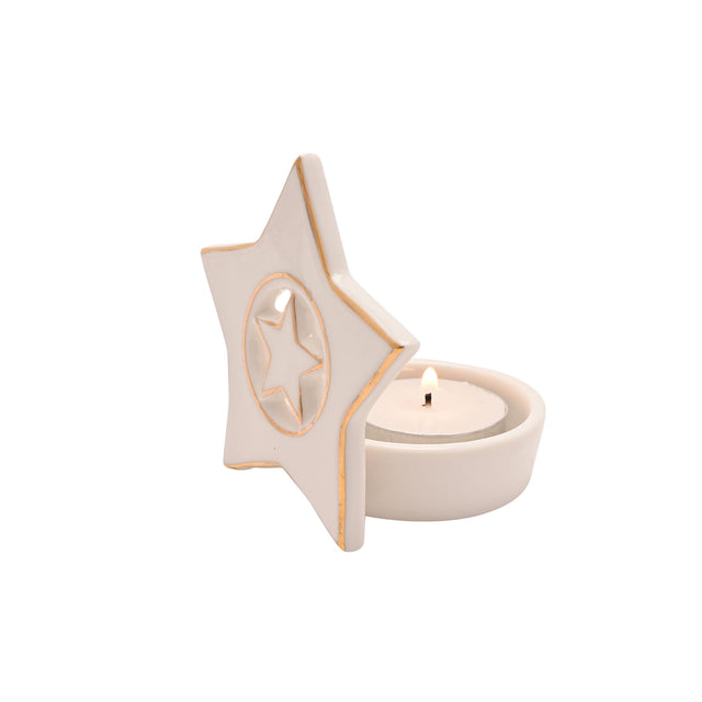 Porcelain Star Tealight Holder