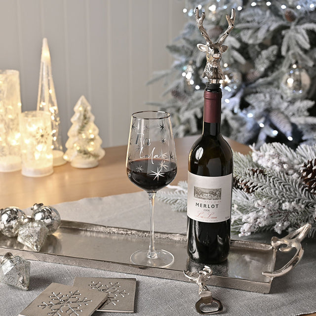 LED Tube Light with Snowflake Design - Small