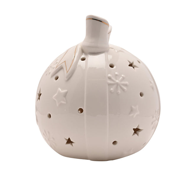Widdop LED Porcelain Bauble - 15cm