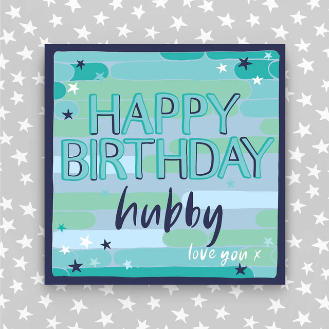 Happy Birthday Hubby Card
