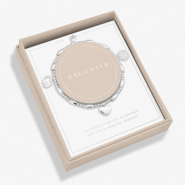 Joma Life’s a Charm 'Daughter' Boxed Bracelet