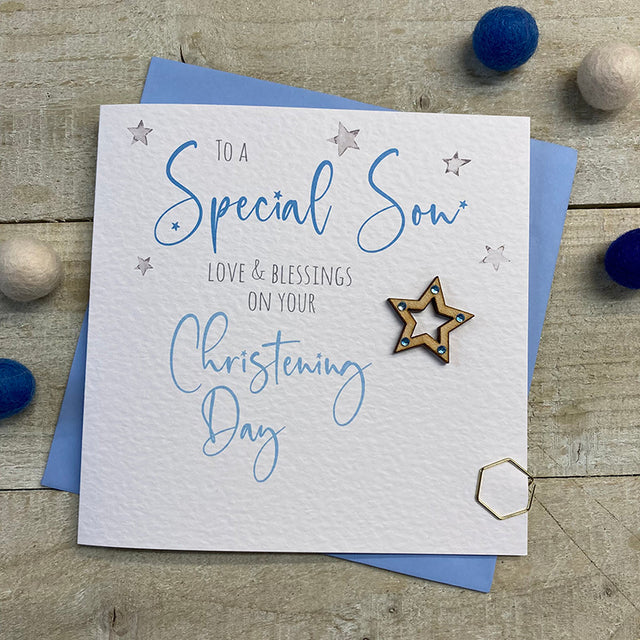 Special Son Christening Card