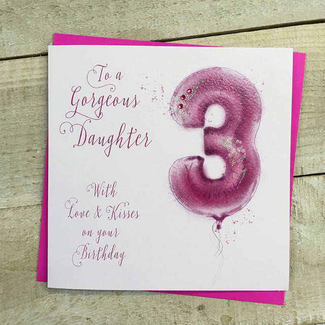 Daughter 3rd Birthday Card