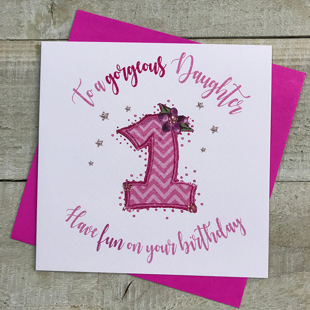 Daughter 1st Birthday Card