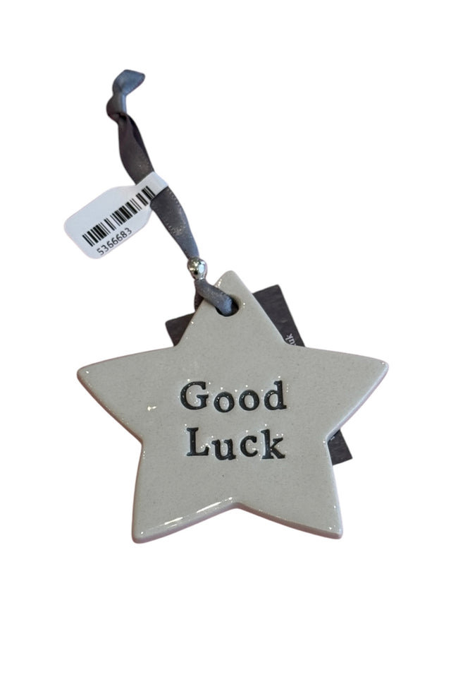 Good Luck Ceramic Star