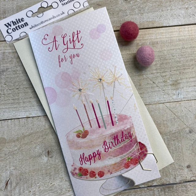 Birthday Sparkler Cake Money Wallet