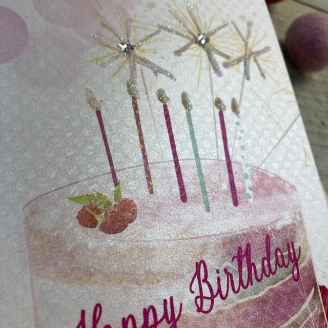 Birthday Sparkler Cake Money Wallet