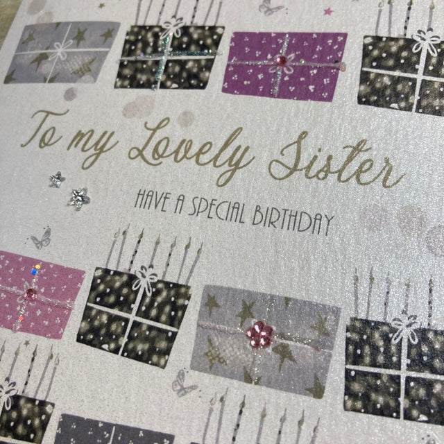 WC Sister Presents Birthday Card