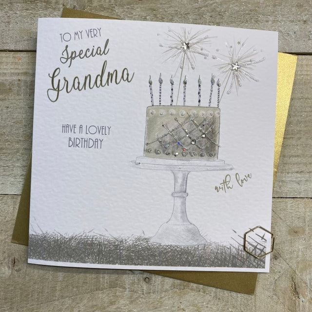Special Grandma Cake Birthday Card