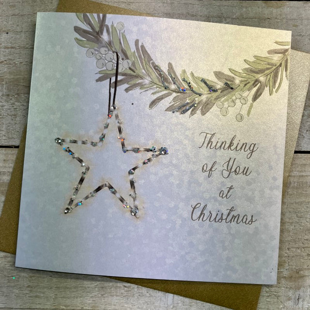 WC Star Thinking of You at Christmas Card
