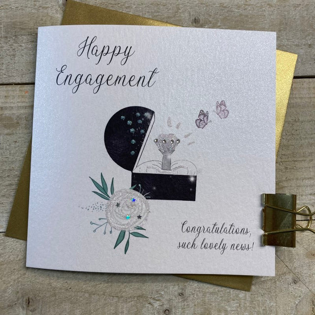 Ring in Box Engagement Card