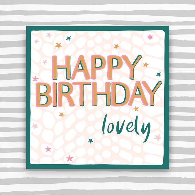 Happy Birthday Lovely Card