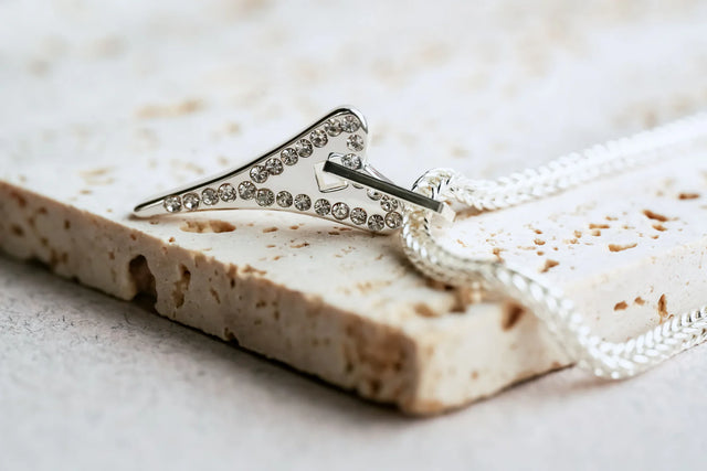 Miss Dee Silver Bracelet with CZ Heart