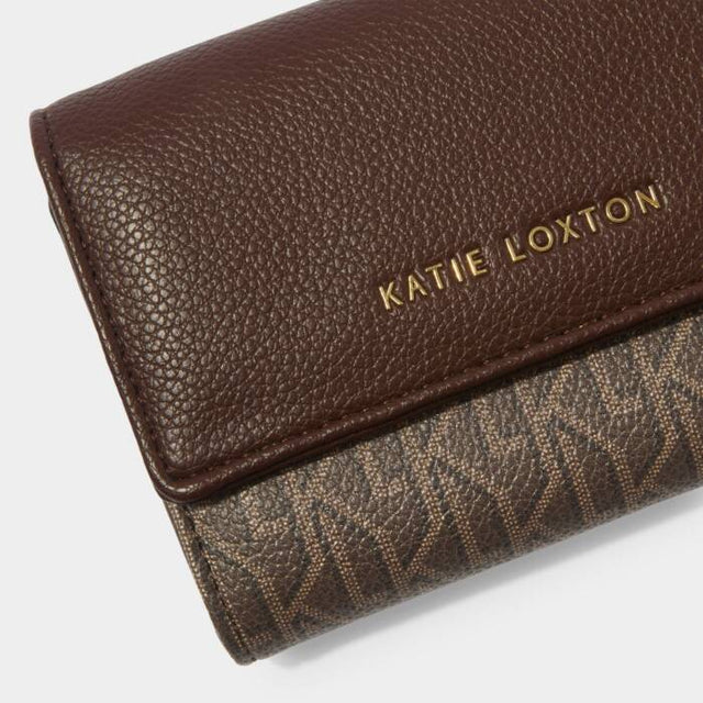 Katie Loxton Signature Purse Chocolate