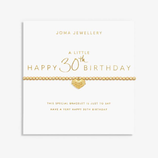 Joma A Little Happy 60th Birthday Bracelet - Gold