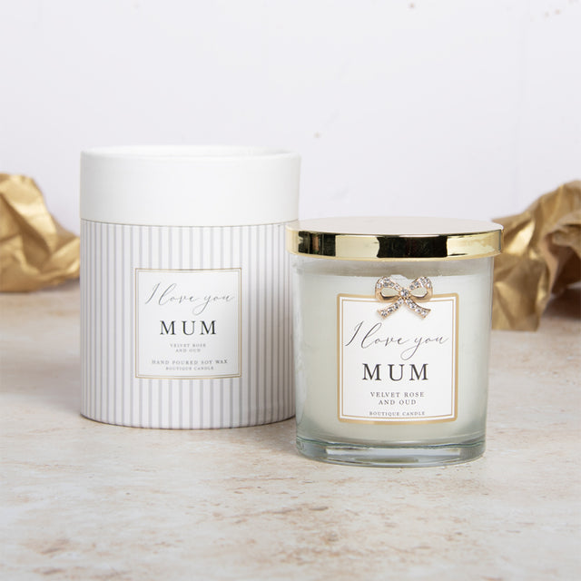 Love You Mum Candle - Velvet Rose & Oud