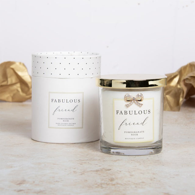 Fabulous Friend Pomegranite Noir Boxed Candle