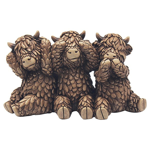 Hughie Highland Cow Family