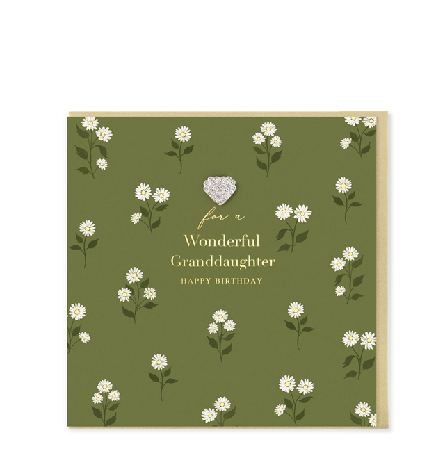 Wonderful Granddaughter Birthday Card